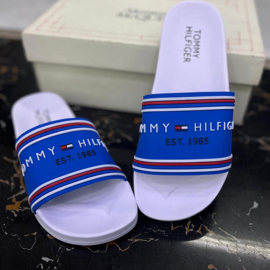 Chancletas Tommy azules