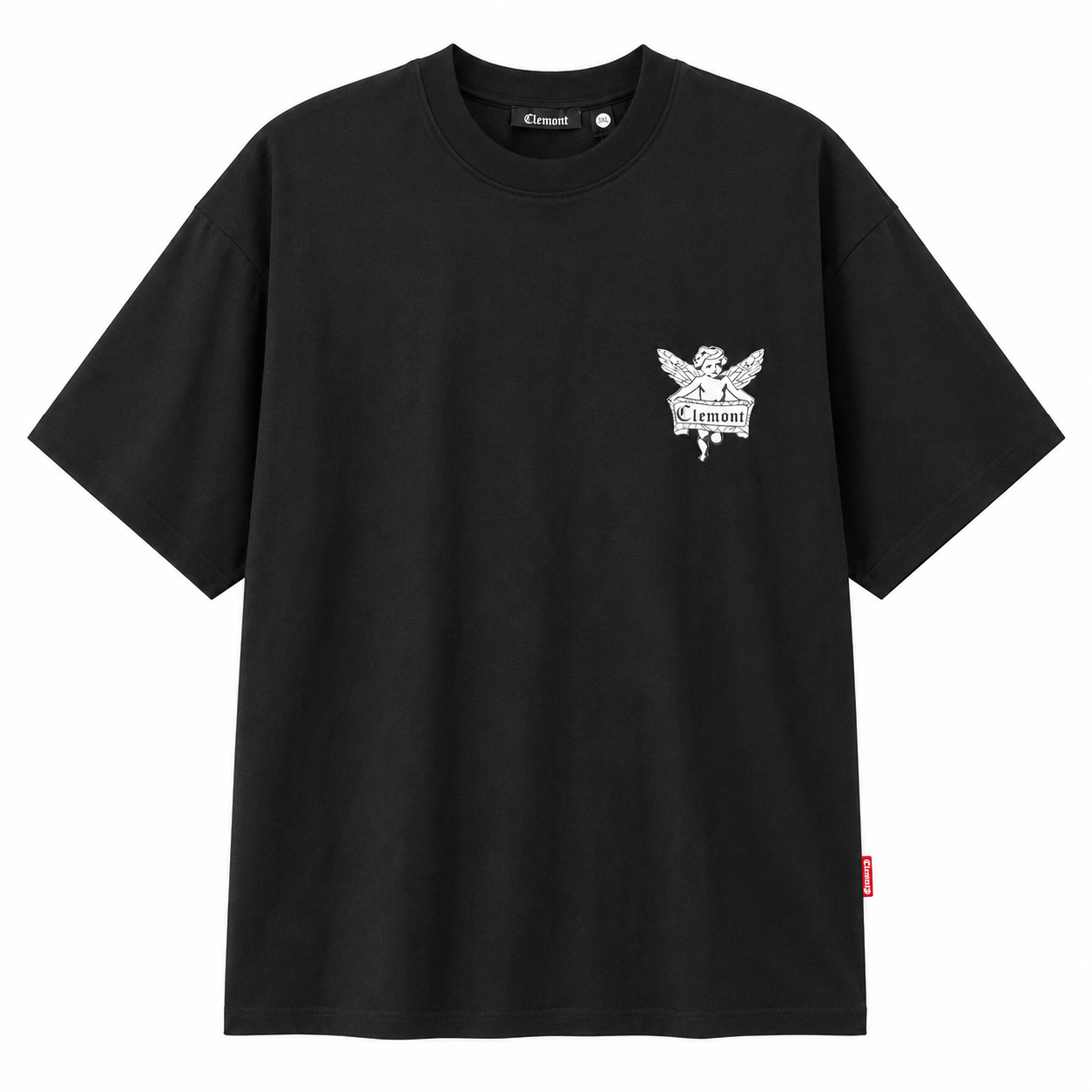Camiseta Clemont negra ángel