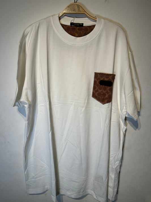 Camiseta coach blanca