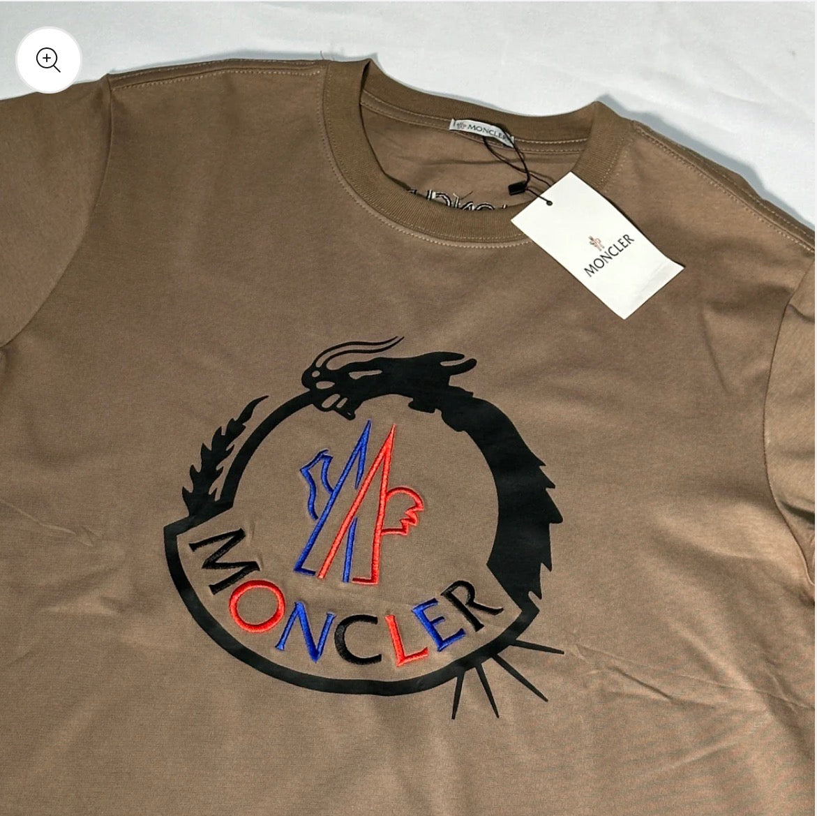 Camiseta Moncler café