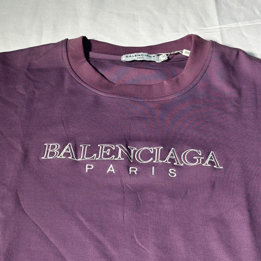 Camiseta Balenciaga morada