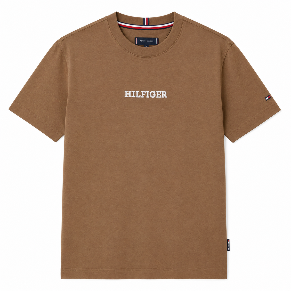 Camiseta Tommy marrón diseño 2