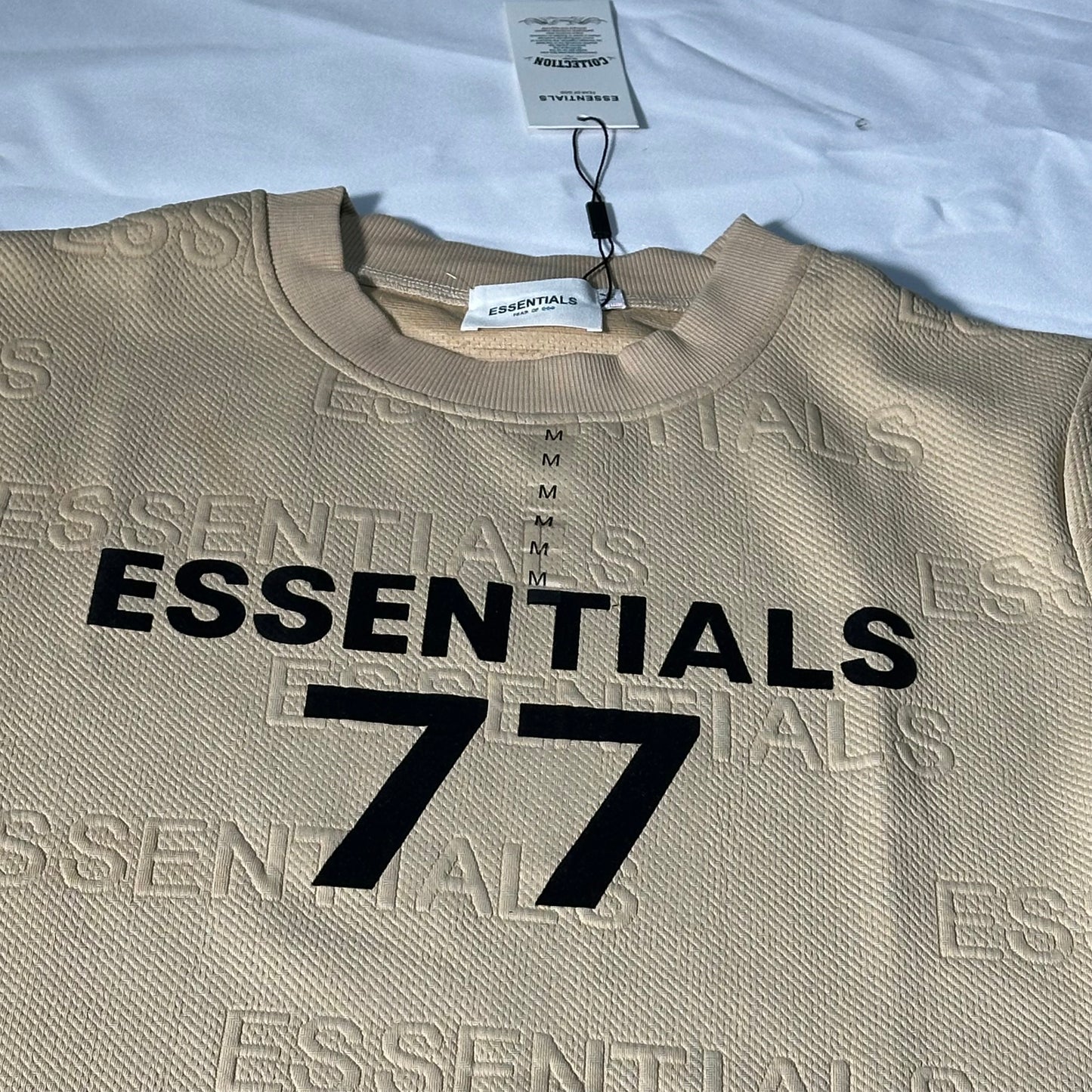 Camiseta essentials Beige