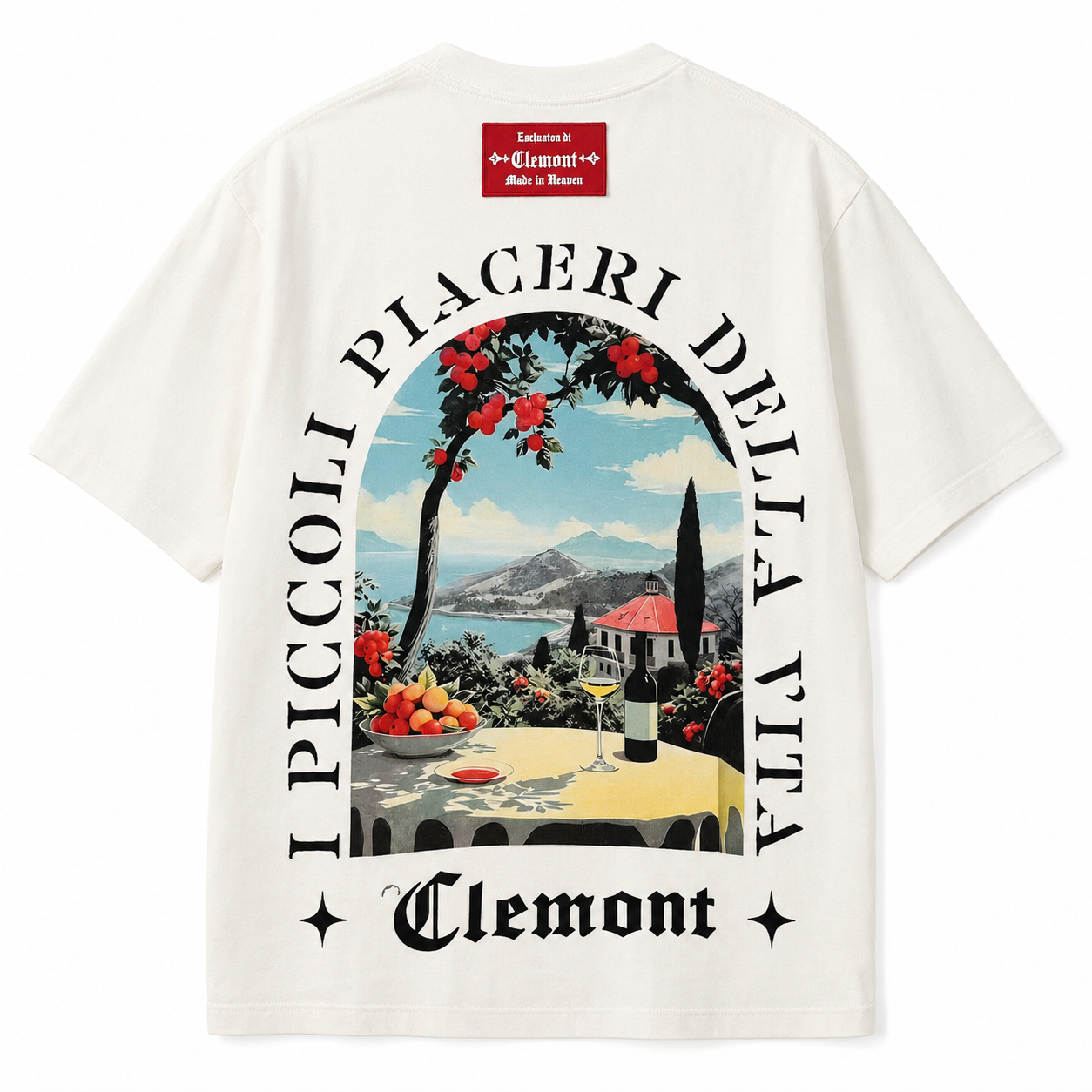 Camiseta Clemont blanco hueso