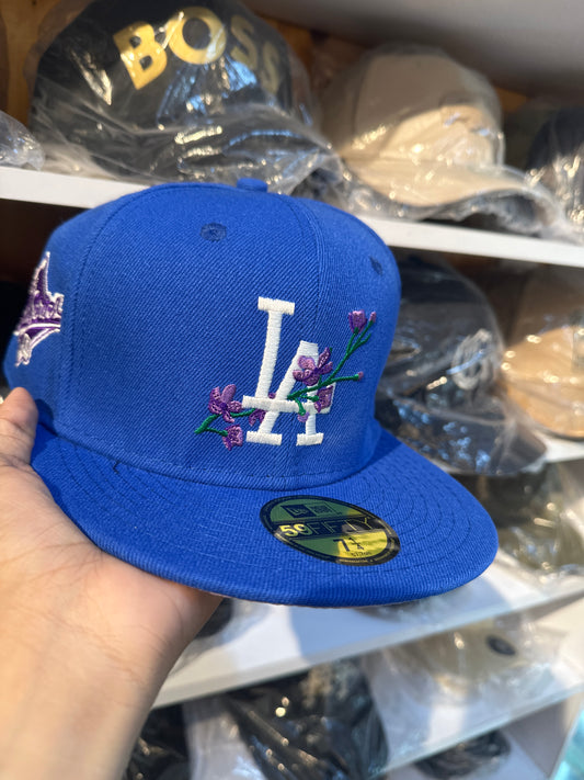 Gorra Cerrada Los Ángeles Azul Diseño 2