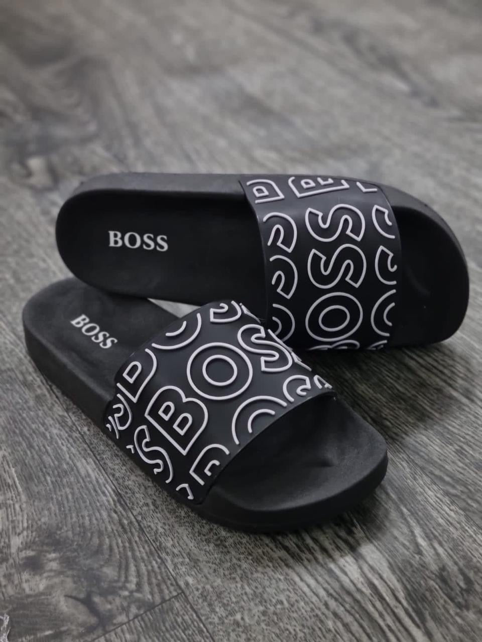 Chancletas Boss negras