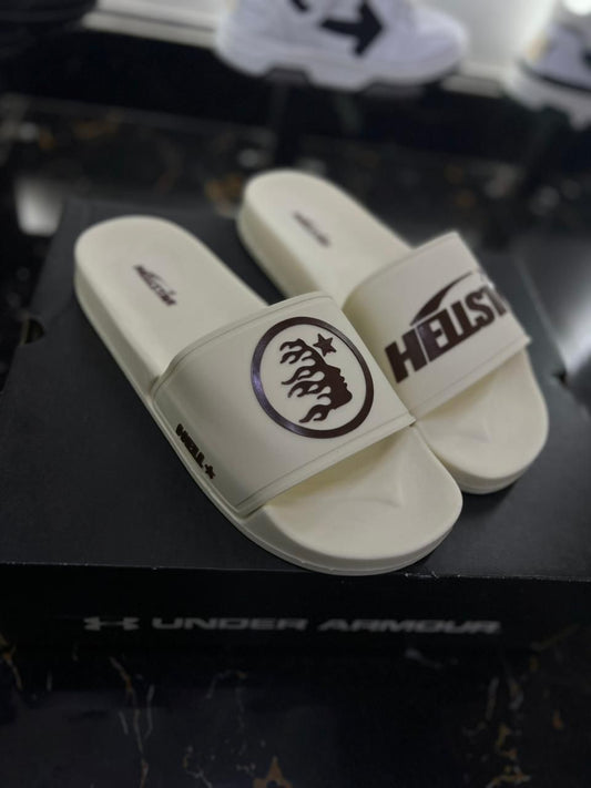 Chancletas Hell Star beige