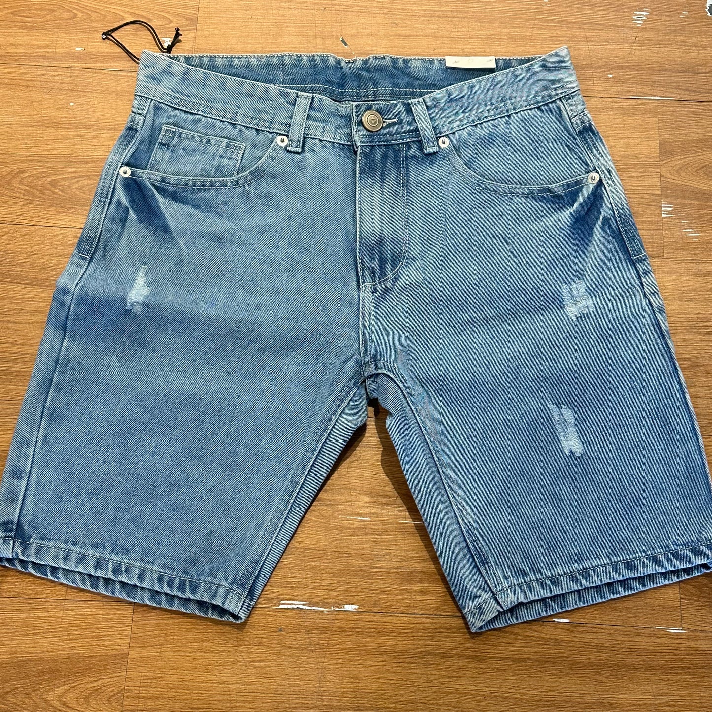 Bermuda Denim Azul Modelo 2