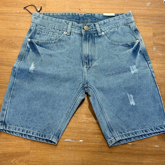 Bermuda Denim Azul Modelo 2