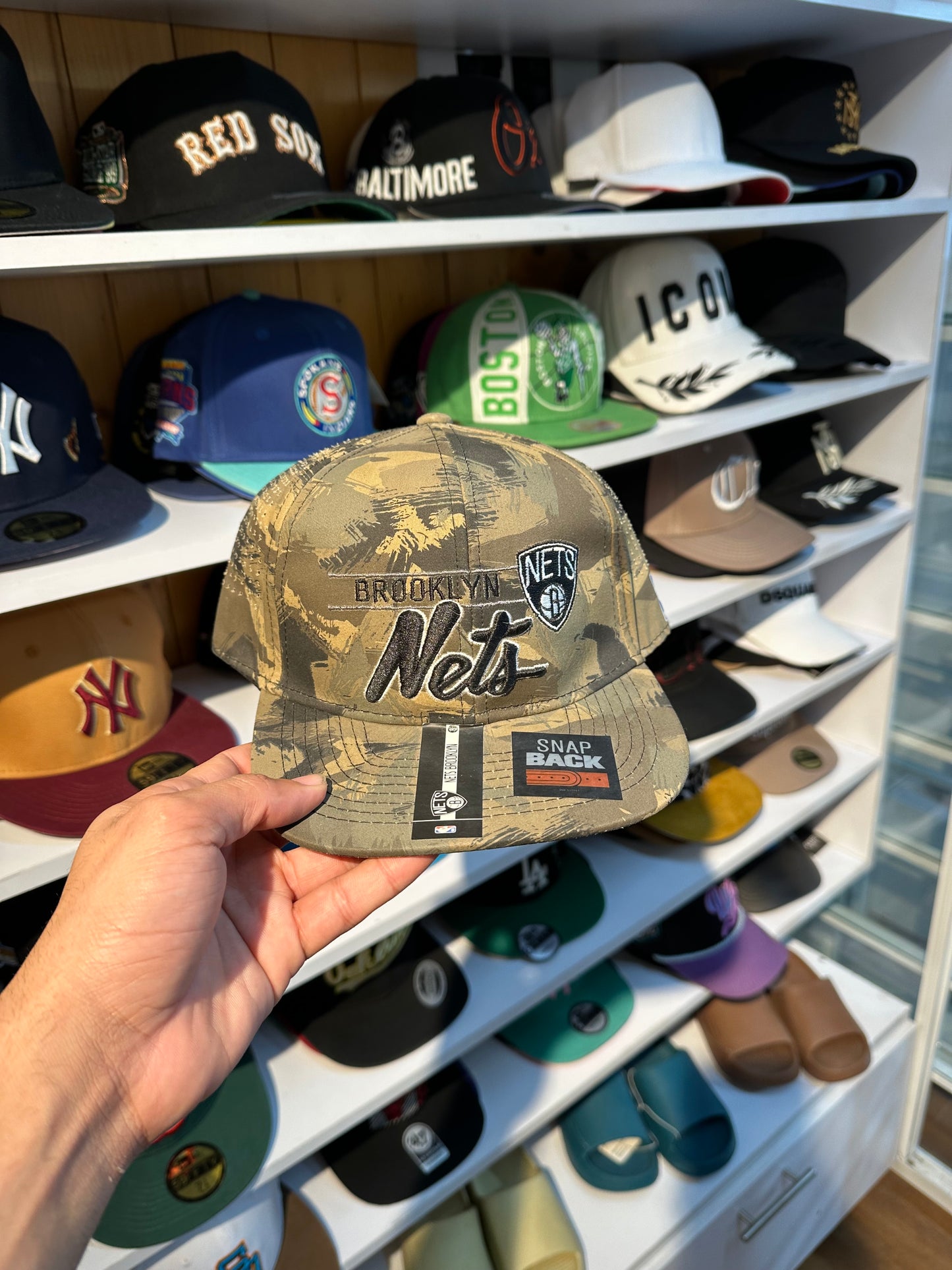 Gorra Nets Camuflada