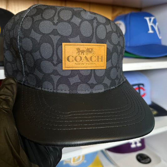 Gorra Ajustable Coach Negra Diseño Clásico