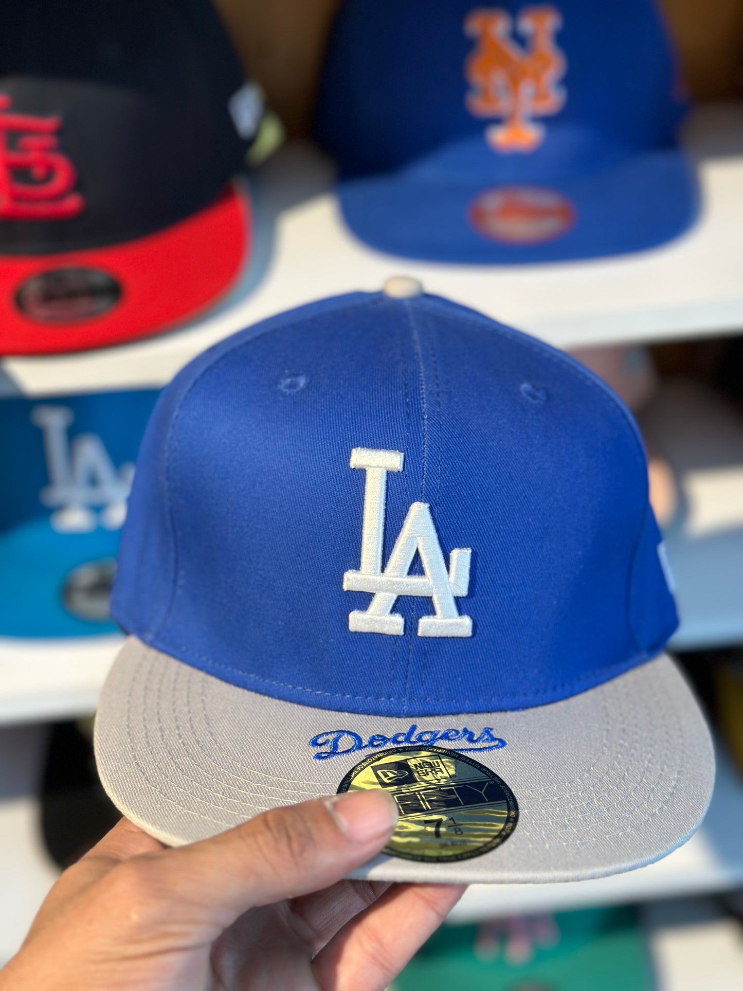 Gorra Cerrada LA Azul