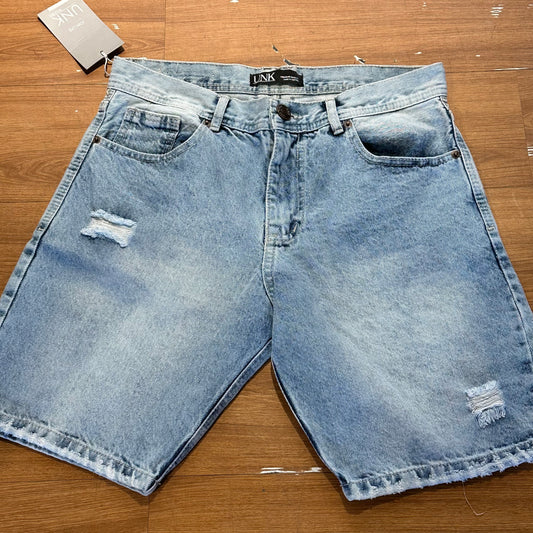 Bermuda Denim Azul Modelo 1