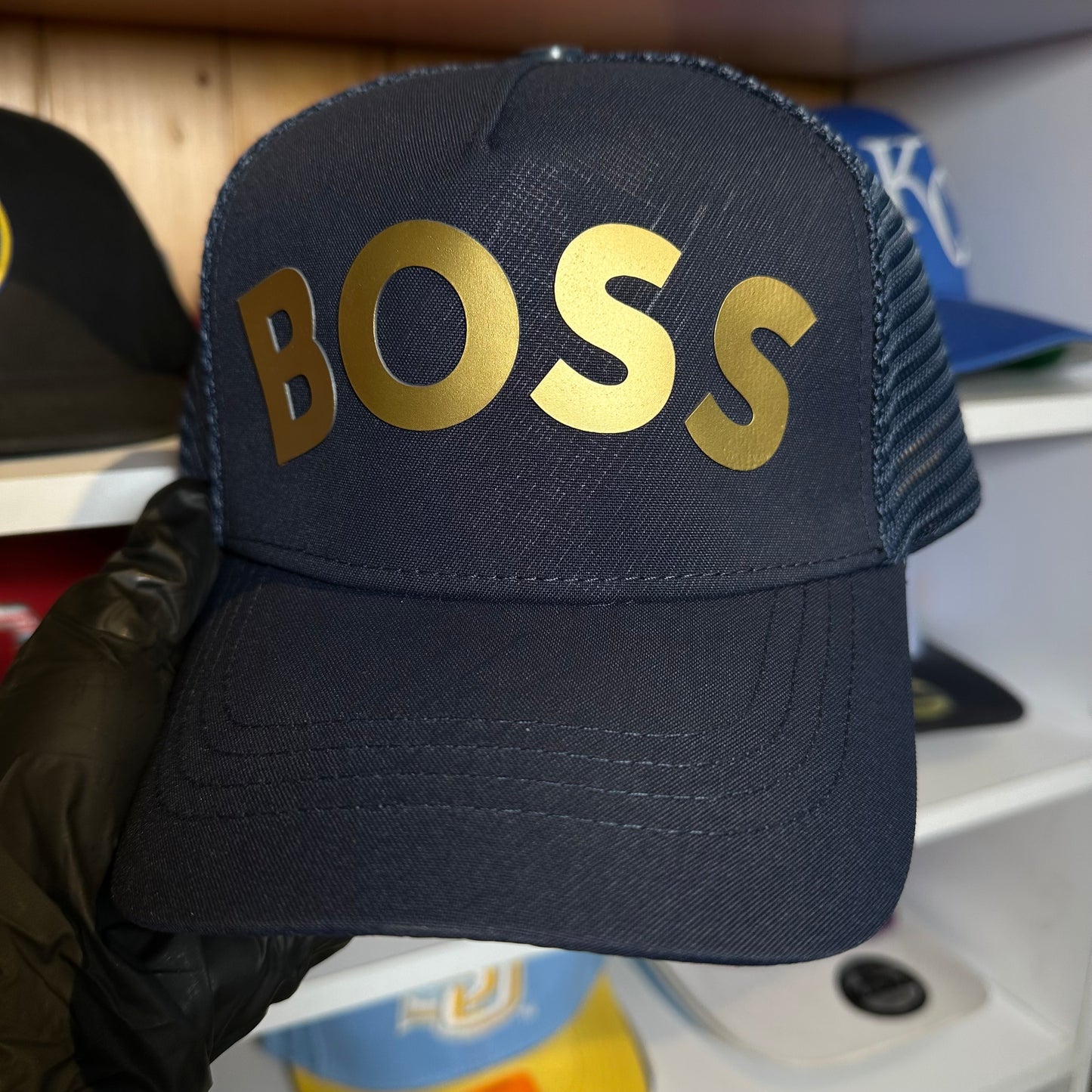 Gorra Ajustable Boss Azul Marino