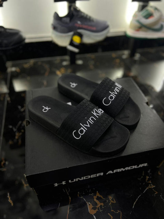 Chancletas Calvin Klein negras