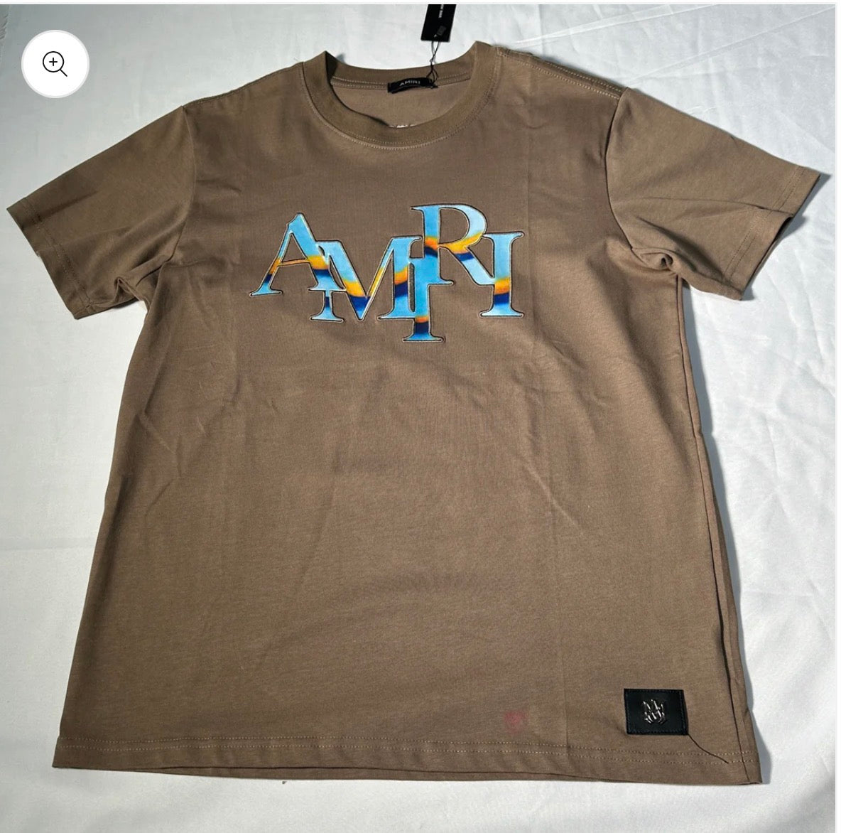 Camiseta Amiri café