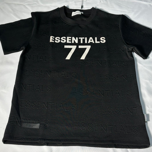 Camiseta essentials negra