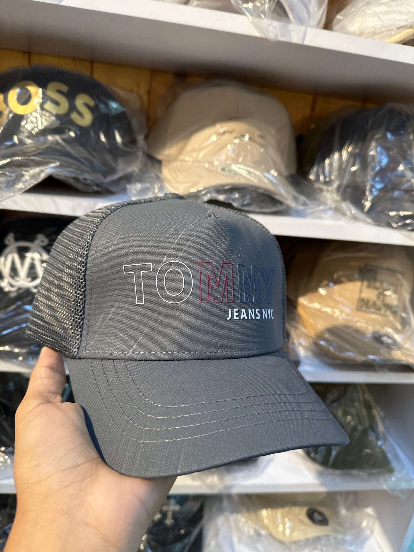 Gorra Tommy Gris oscuro