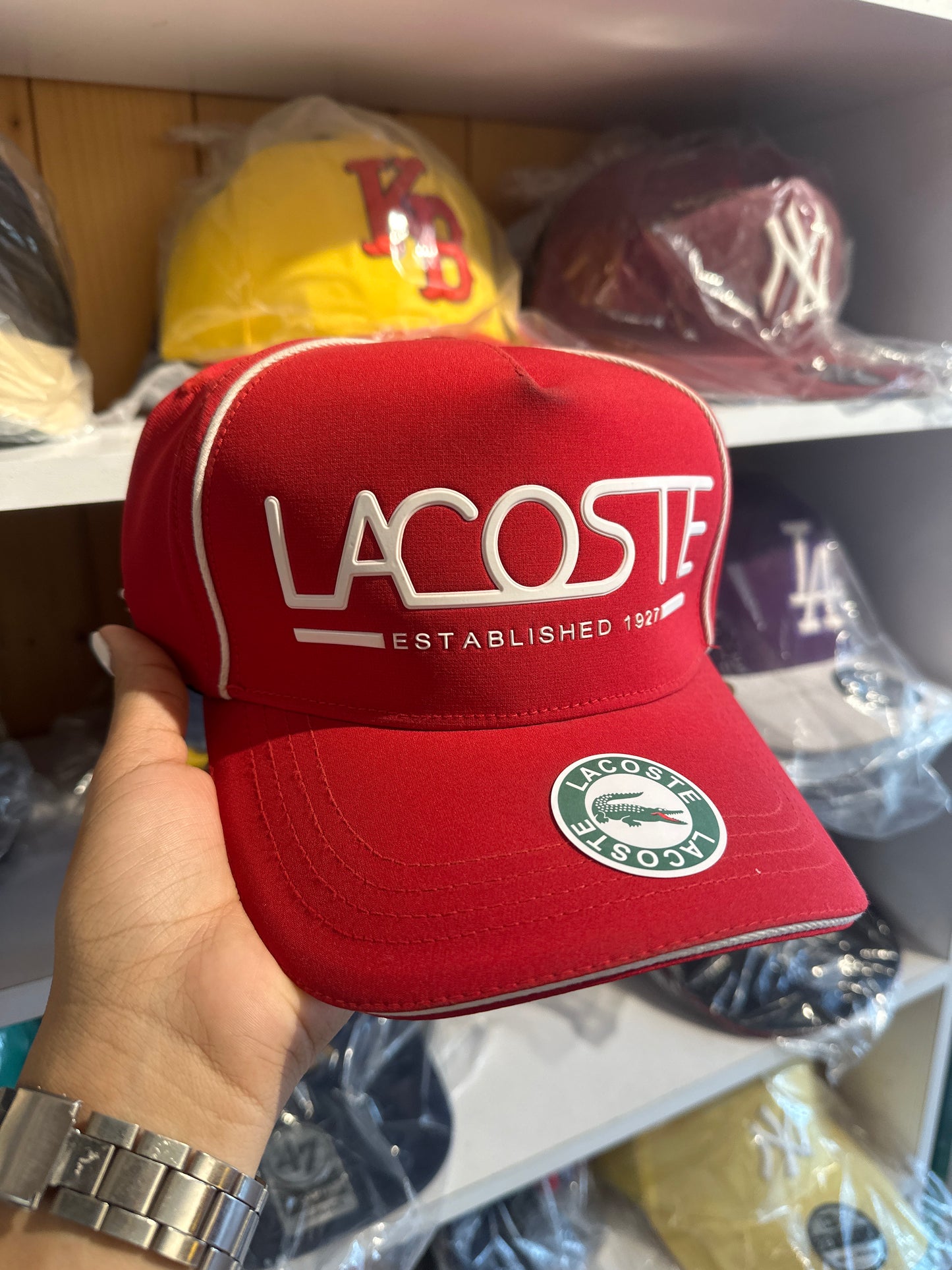 Gorra Lacoste Roja