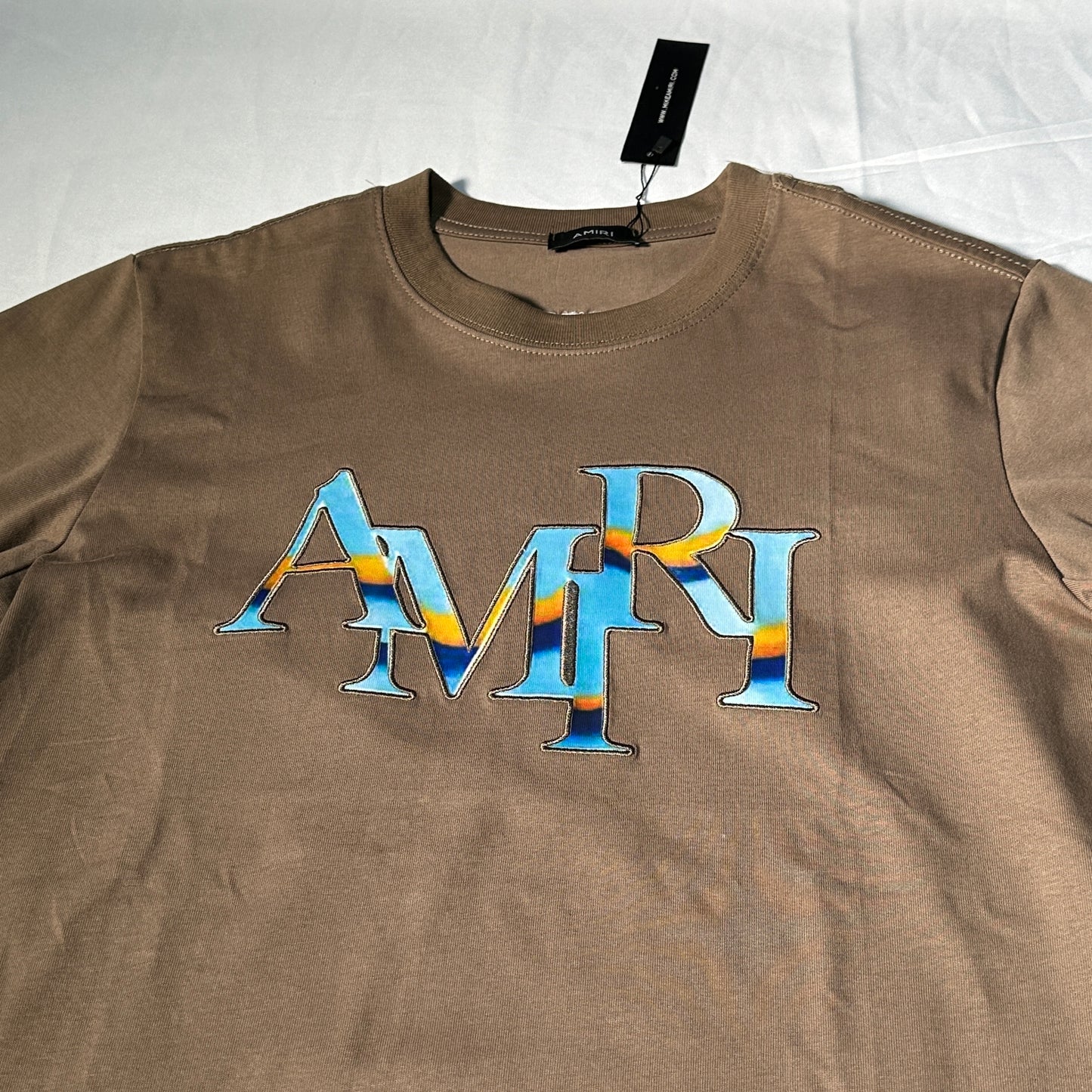 Camiseta Amiri café