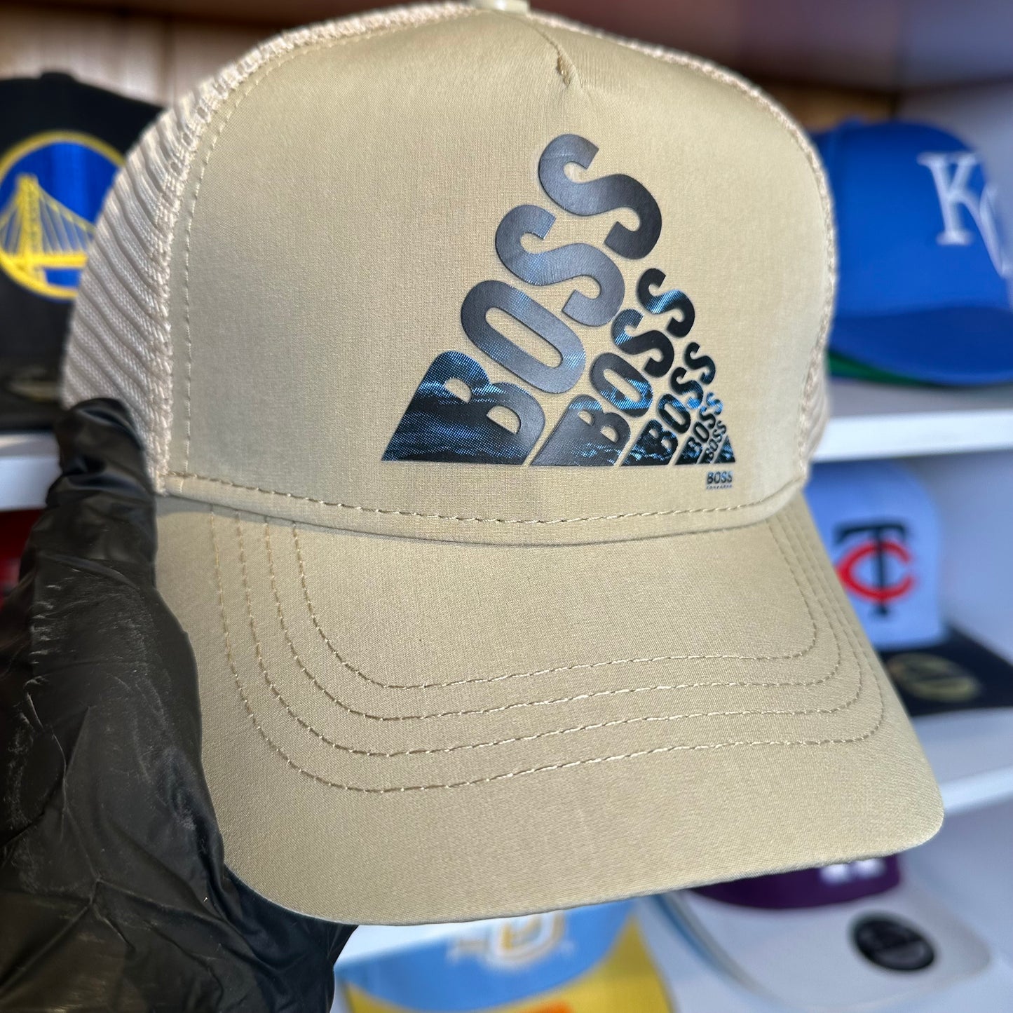 Gorra Ajustable Boss Beige Oscuro