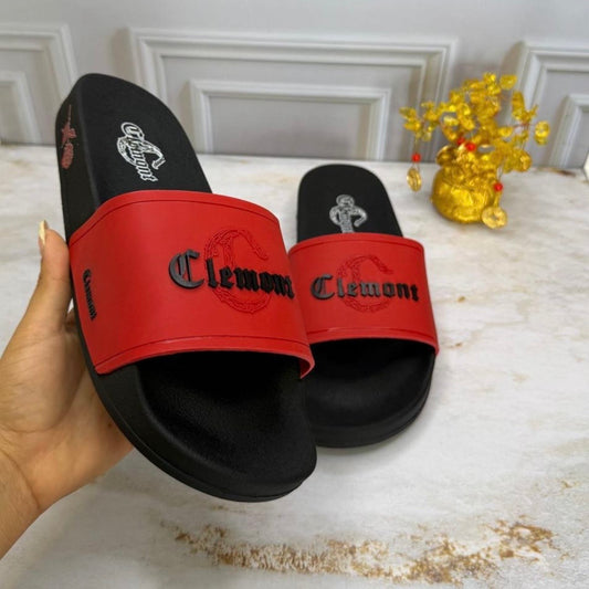 Chancletas Clemont rojas