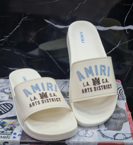 Chancletas Amiri beige