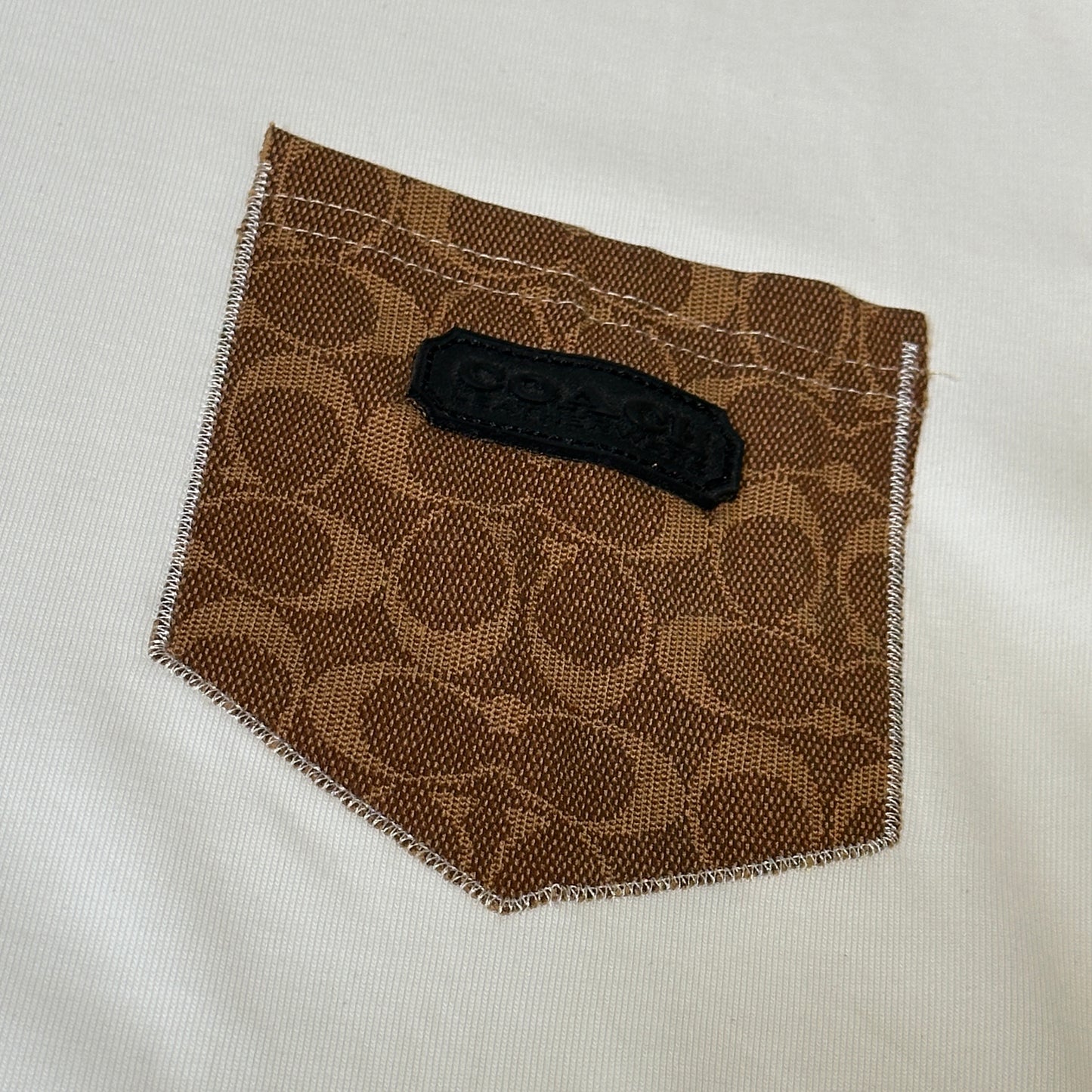 Camiseta coach blanca