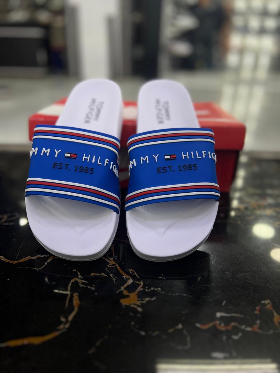 Chancletas Tommy azules