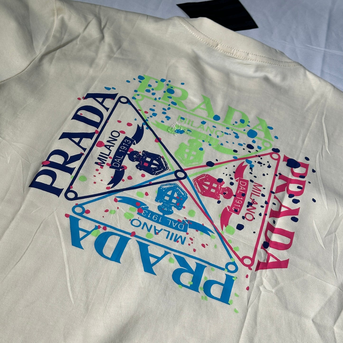 Camiseta Prada Beige