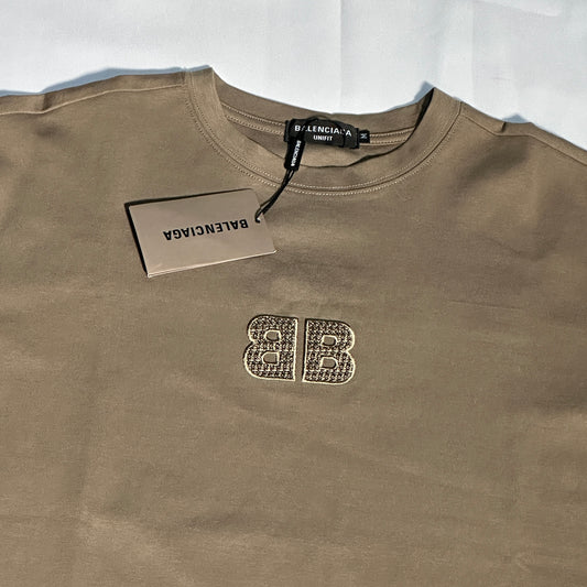Camiseta Balenciaga café