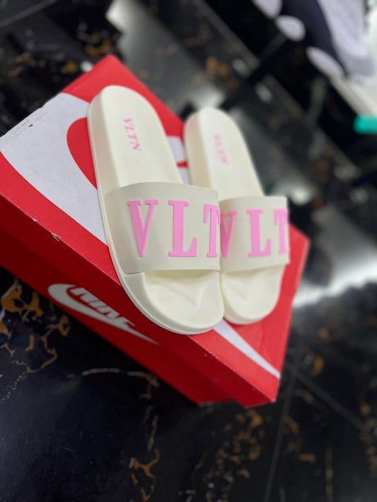 Chancletas Valentino beige