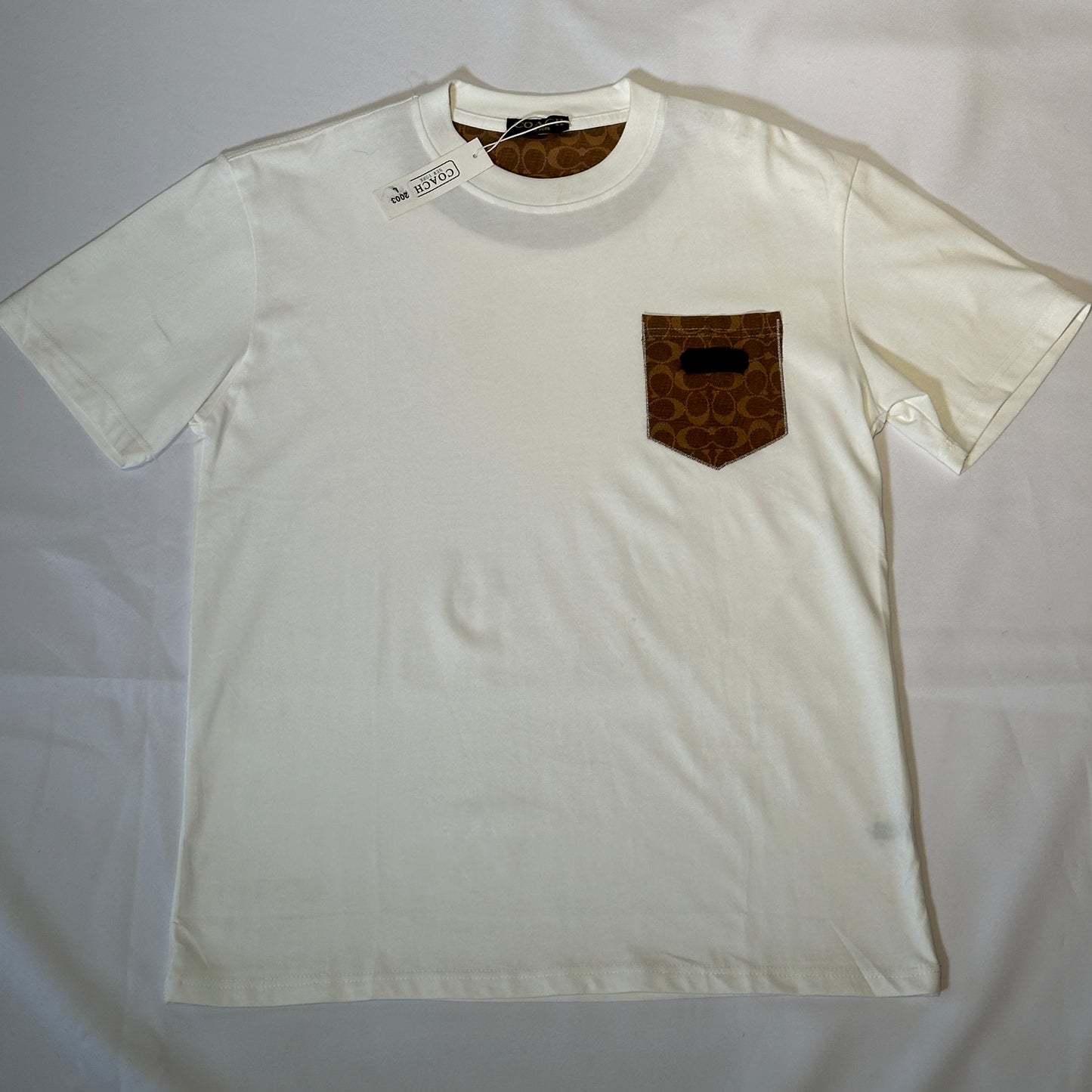 Camiseta coach blanca