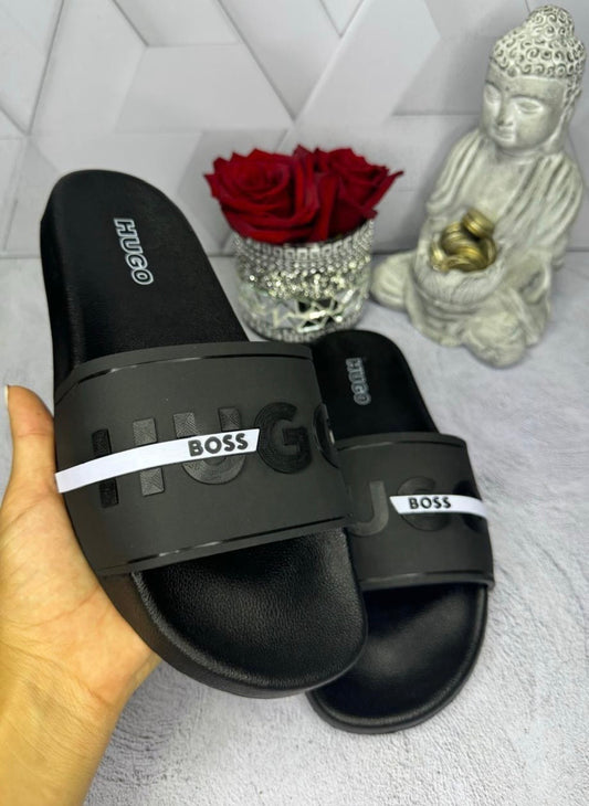 Chancletas Hugo negras