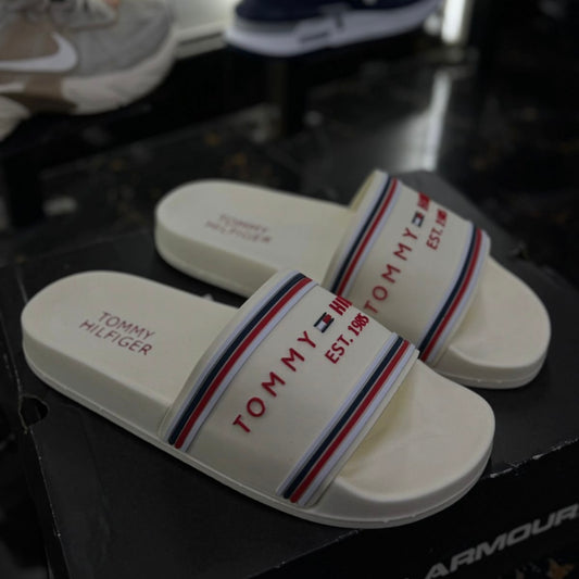 Chancletas Tommy beige