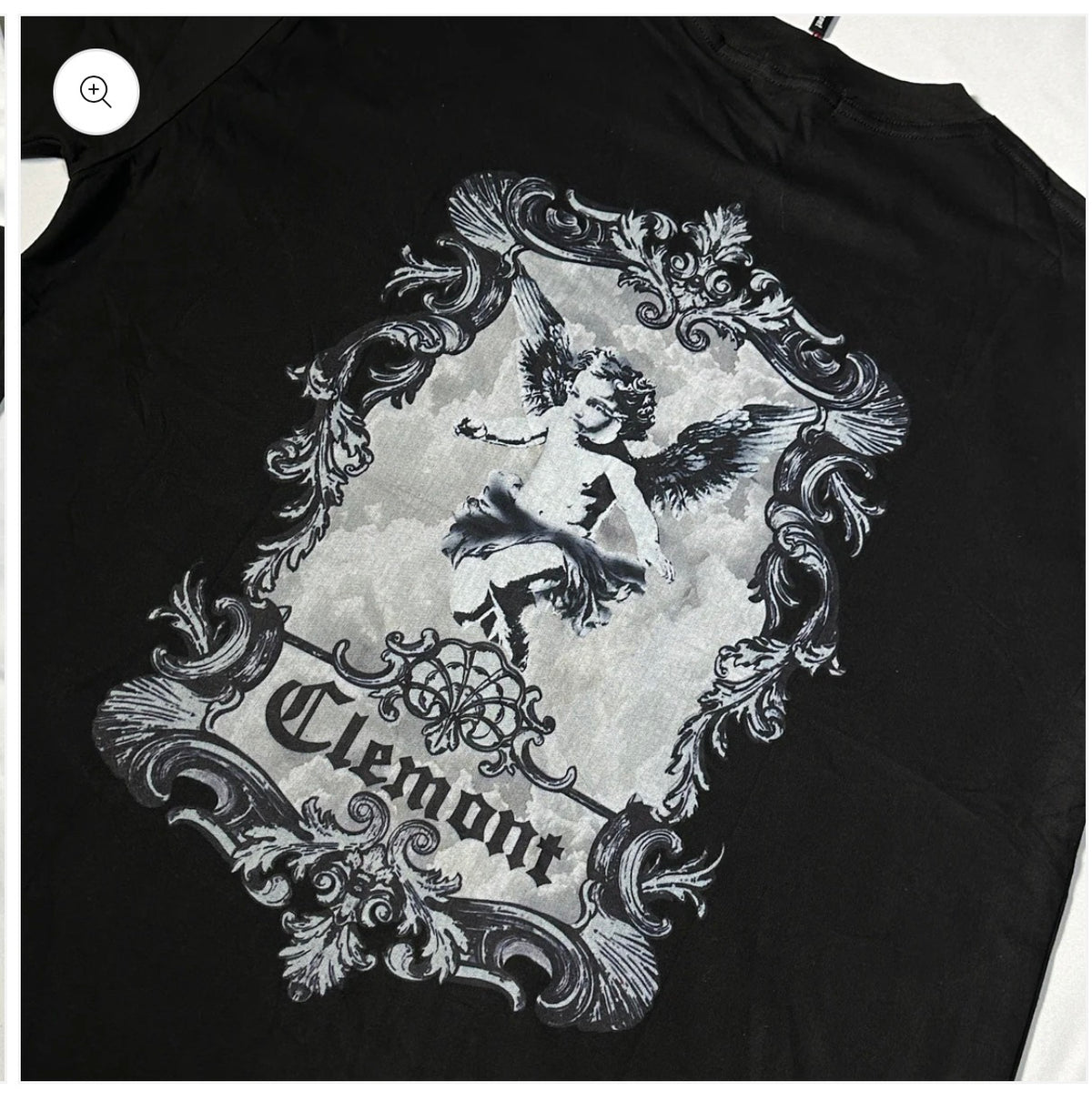 Camiseta Clemont negro diseño 4