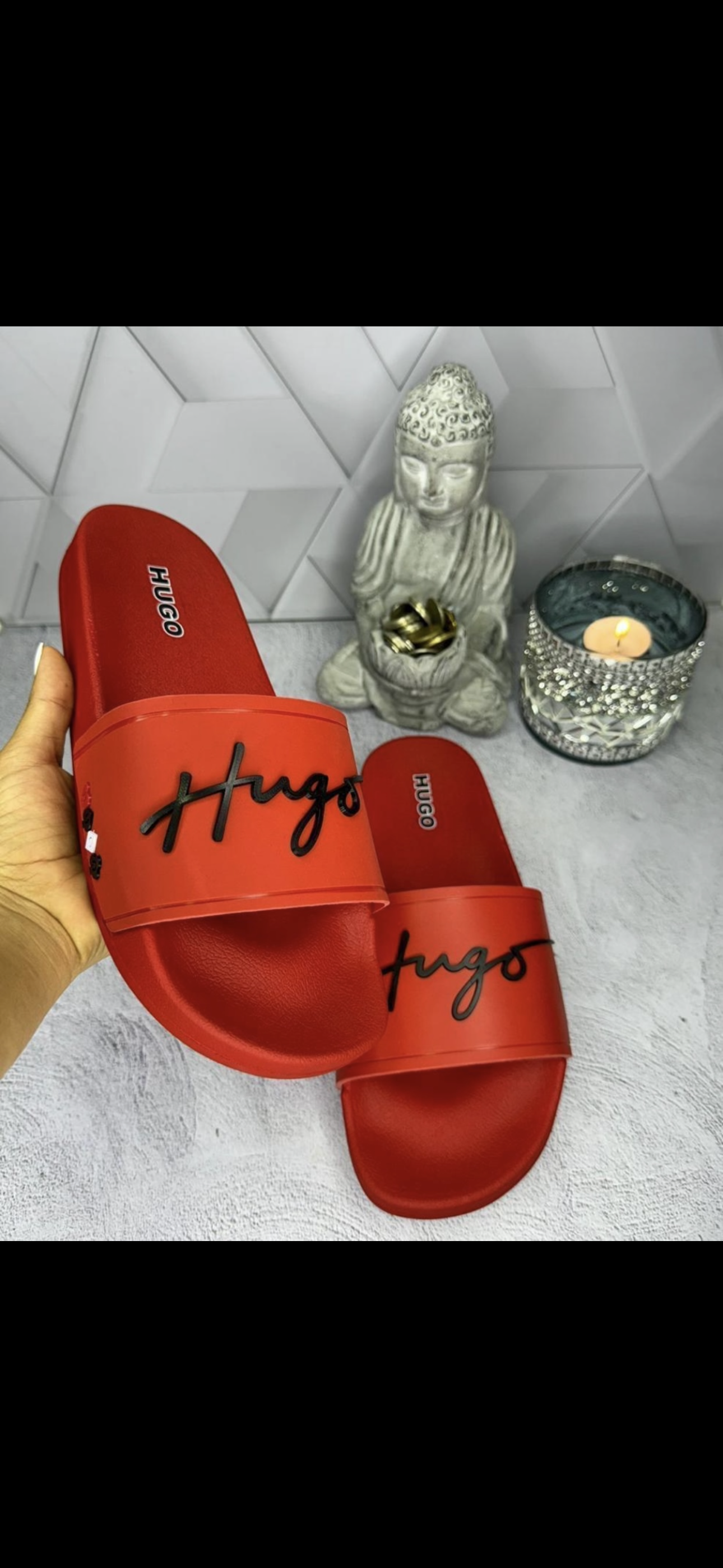 Chancletas Hugo rojo