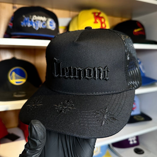 Gorra Ajustable Clemont Negra Diseño 2
