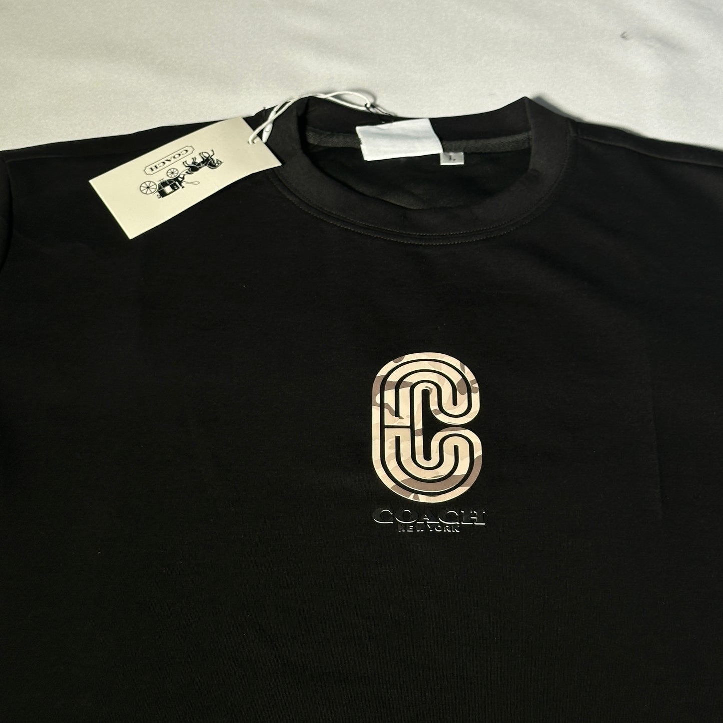 Camiseta Coach Negra
