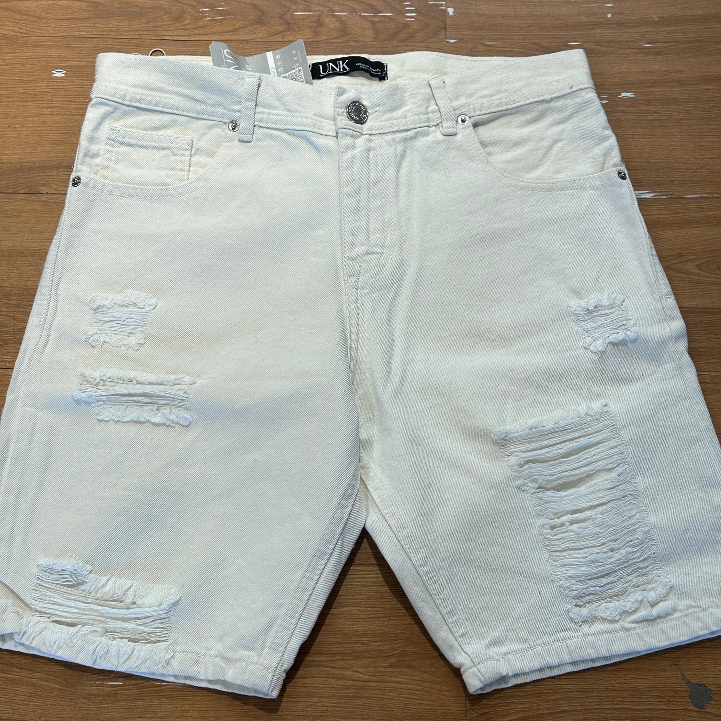 Bermuda Denim Blanca Modelo 7145