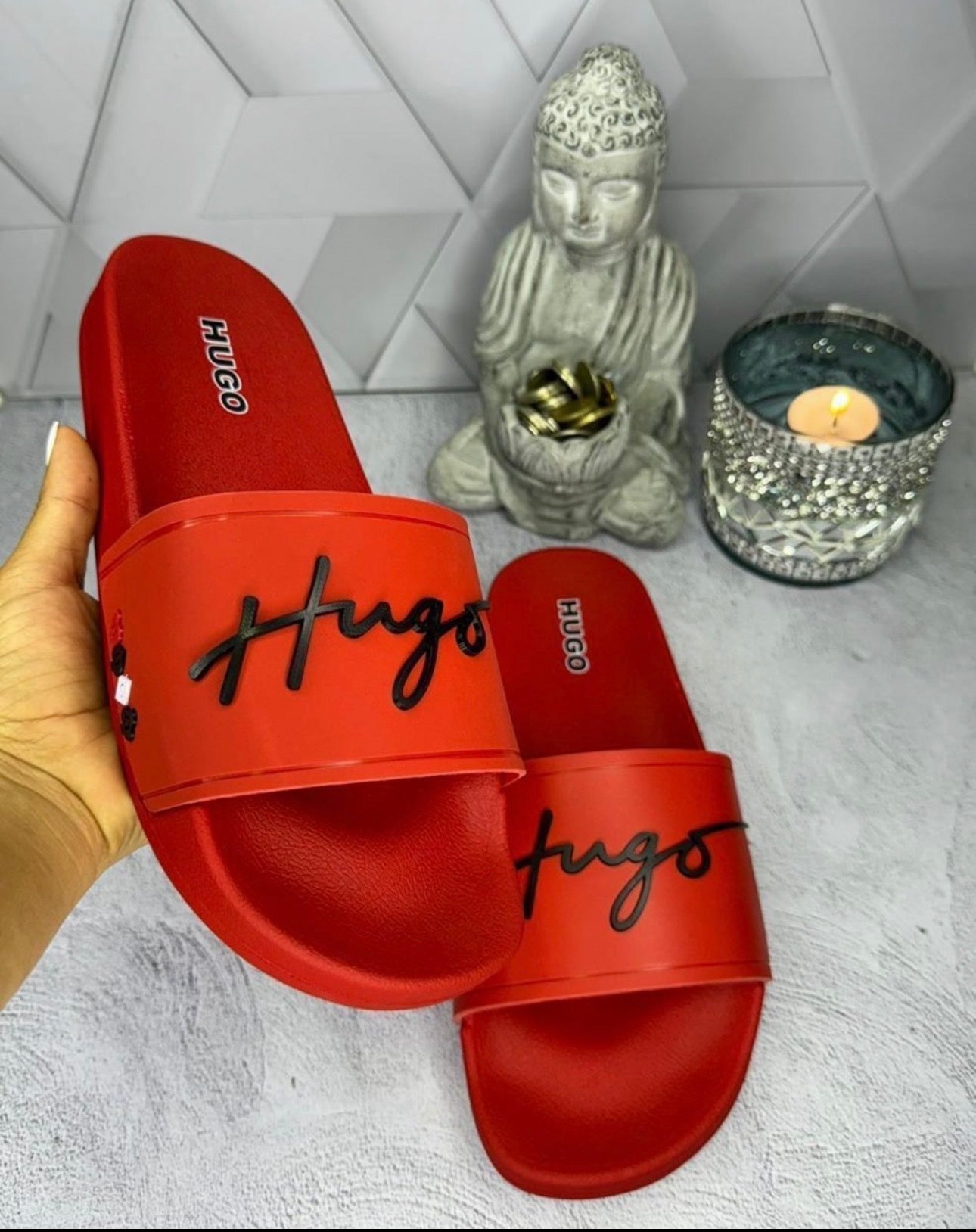 Chancletas Hugo roja