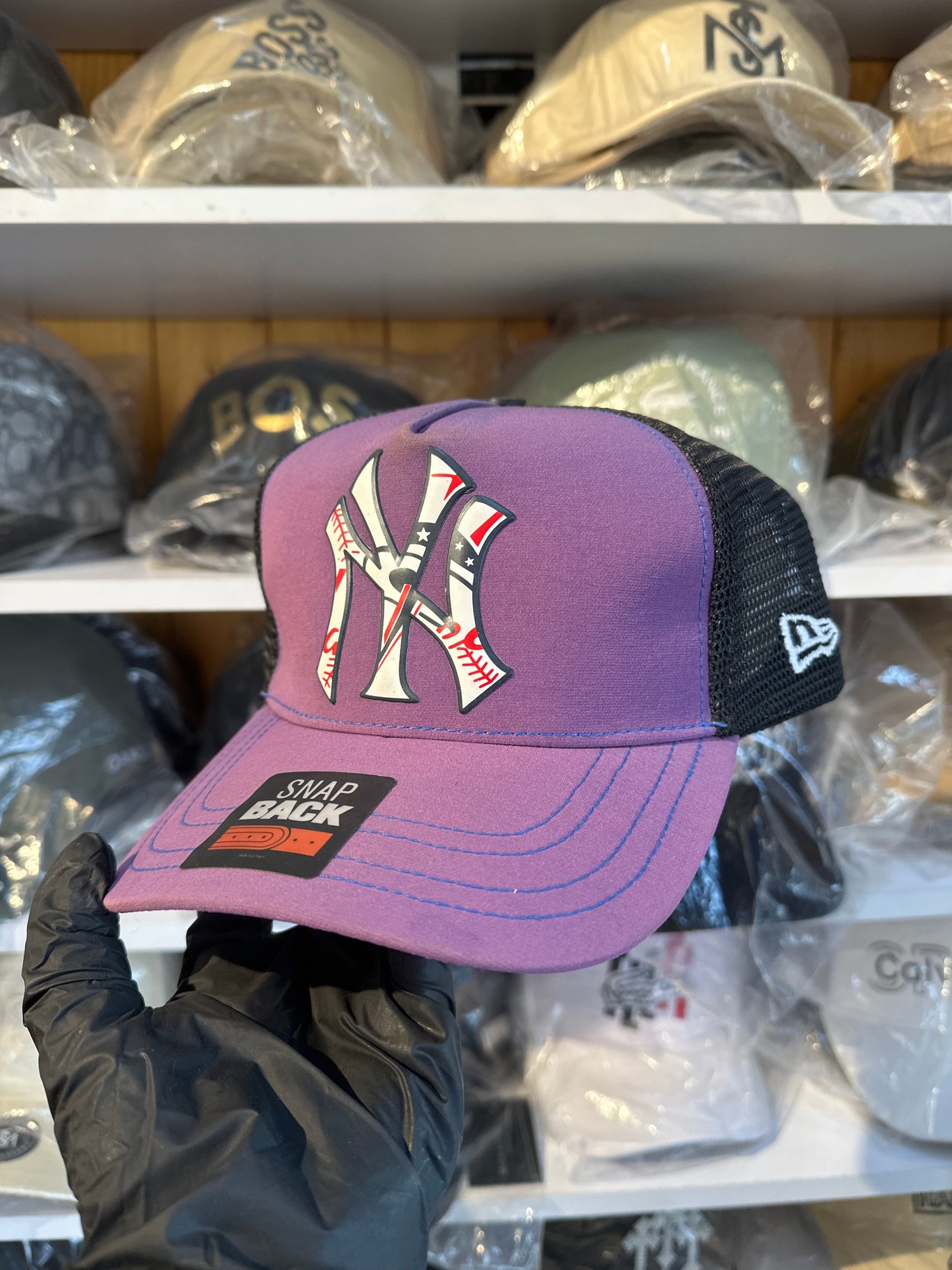 Gorra Yankees Morado