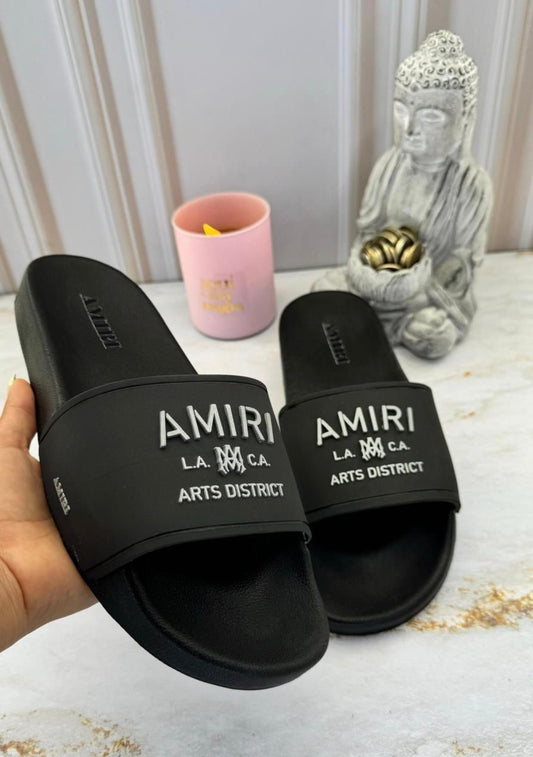 Chancletas Amiri negras