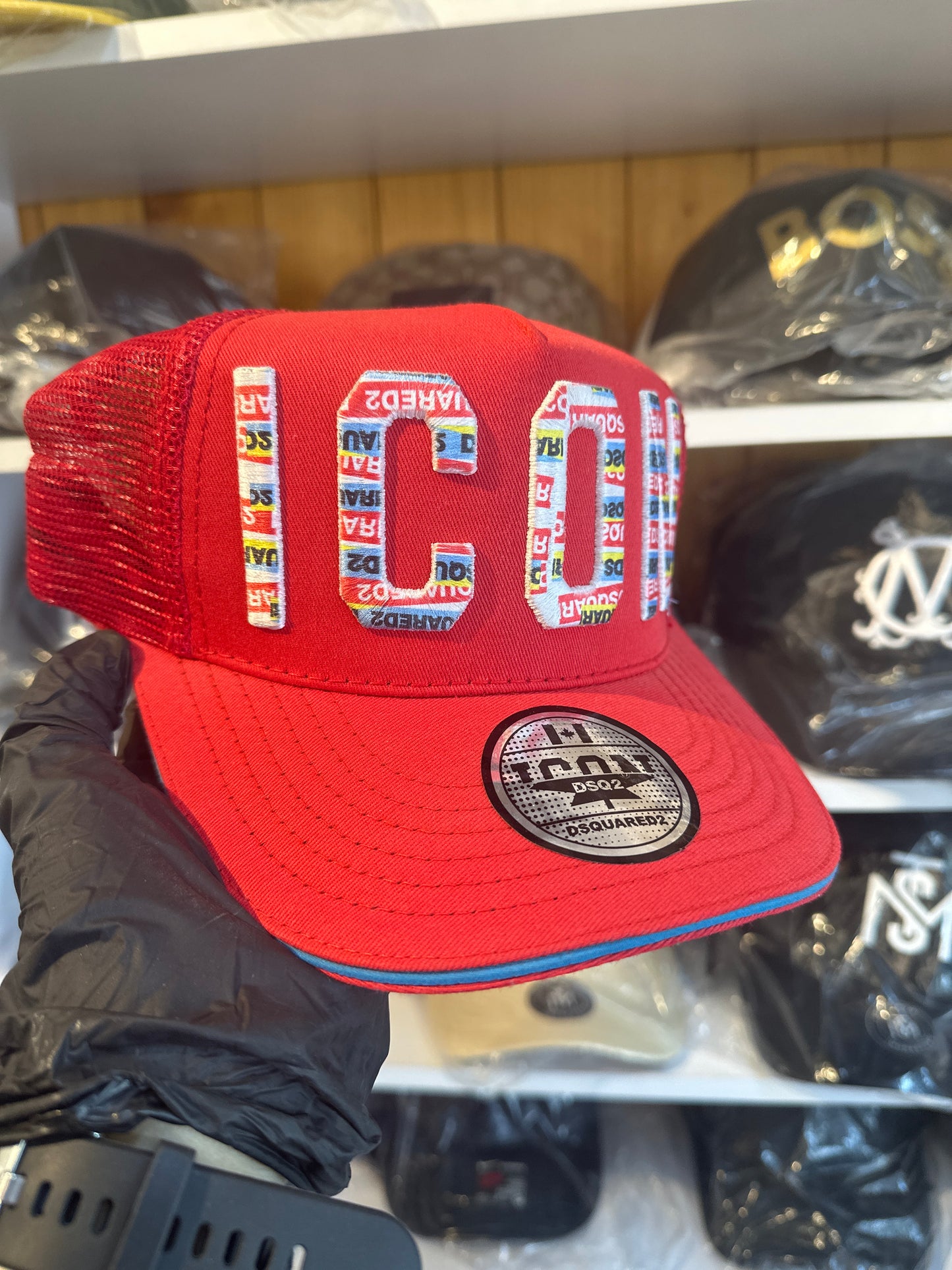 Gorra Ajustable Dsquared2 Icon Roja