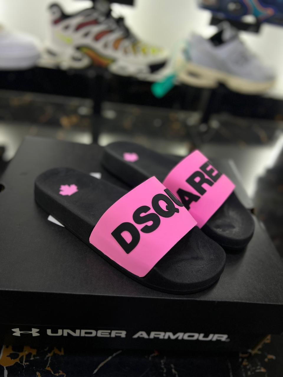 Chancletas Dsquared rosada