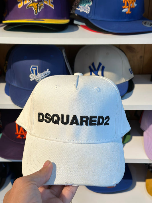 Gorra Ajustable Dsquared2 Blanca