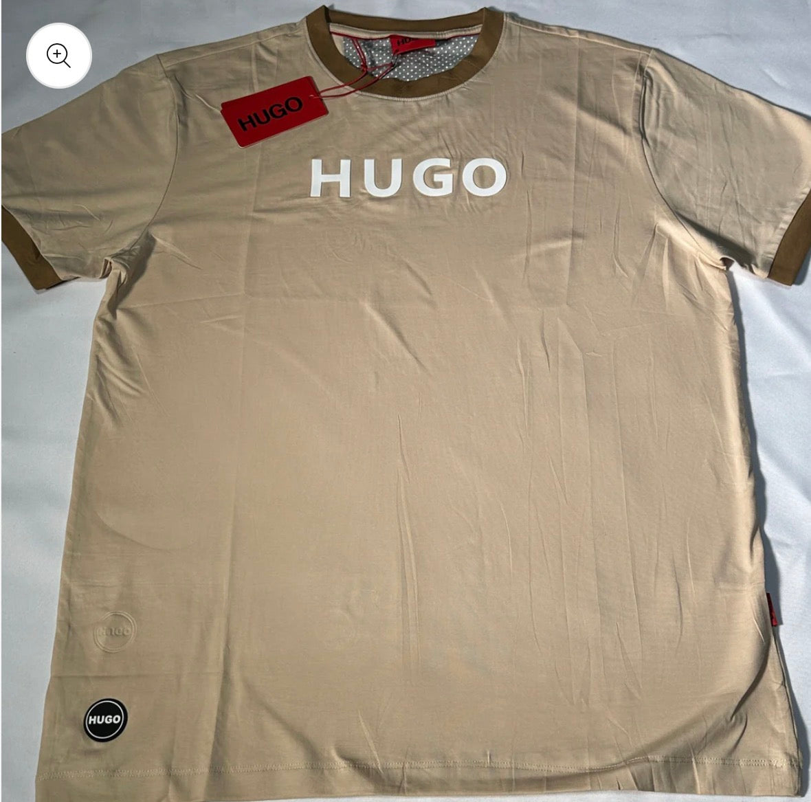 Camiseta Hugo beige