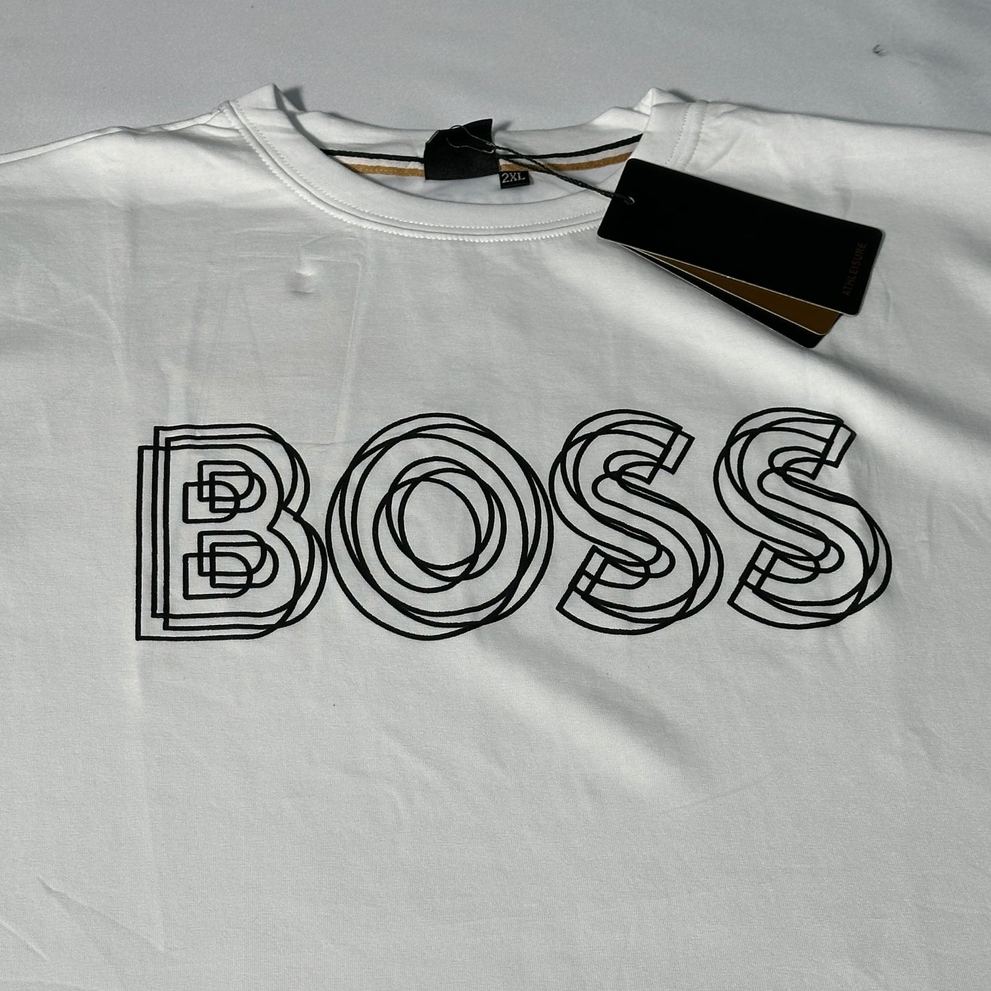 Camiseta Boss blancas