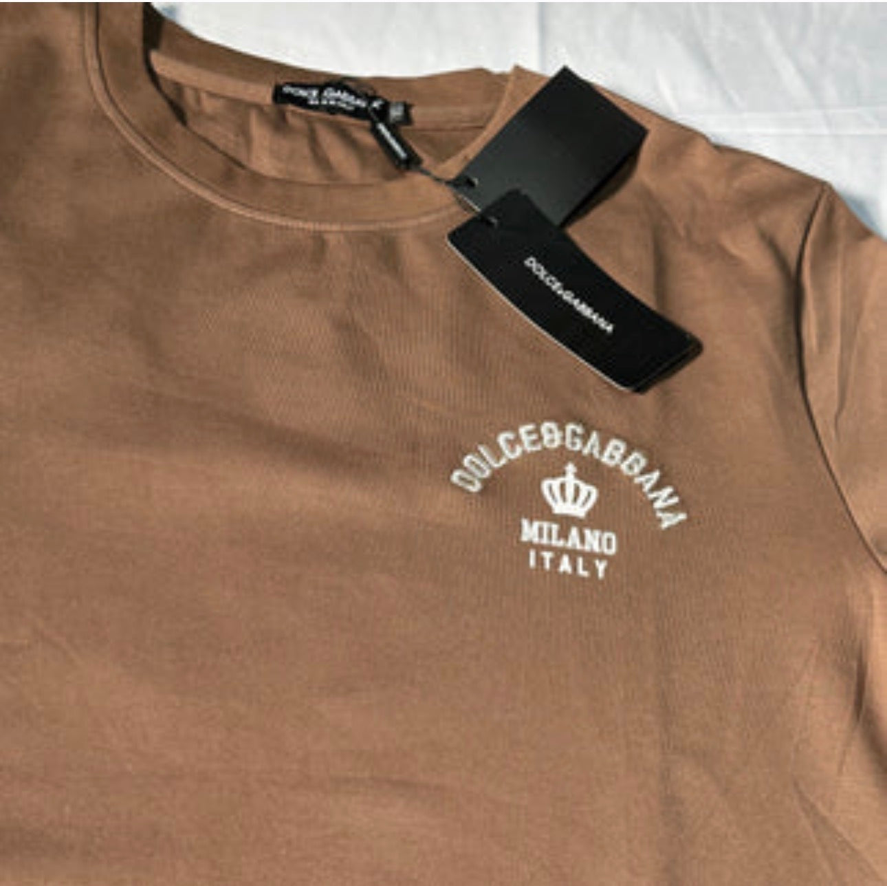 Camiseta dolce y Gabbana marrón