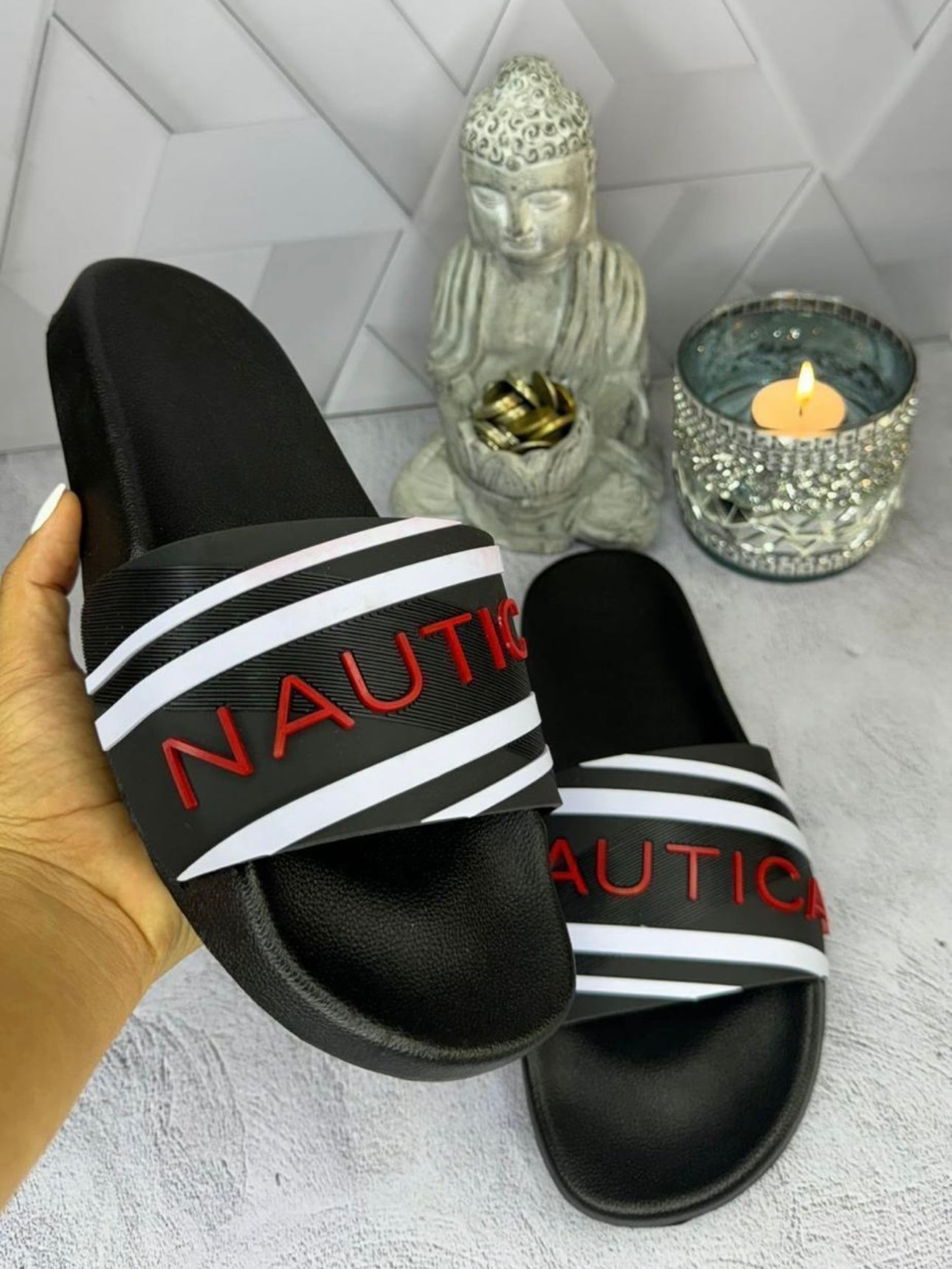Chancletas nautica negras